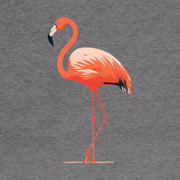 Pink Flamingo Art, Love Flamingos by logiamerch