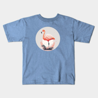 Pink Flamingo Artwork, Love Flamingos Kids T-Shirt