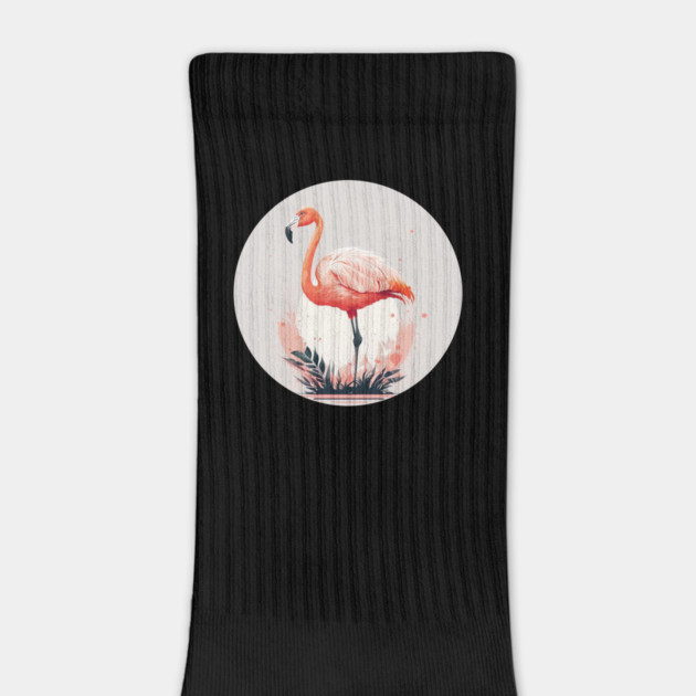 Pink Flamingo Artwork, Love Flamingos by logiamerch