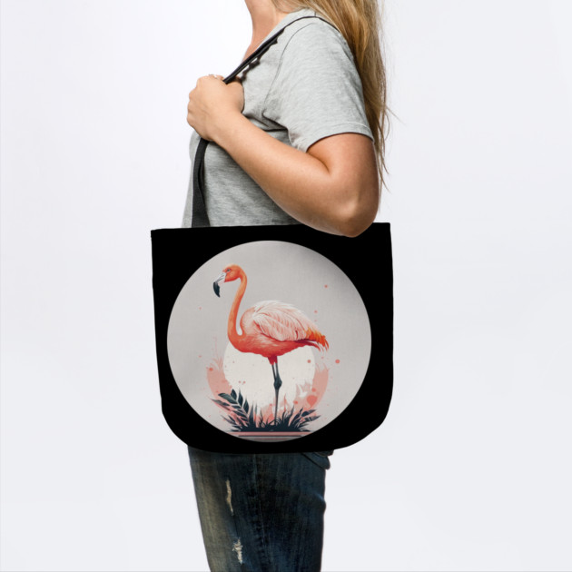 Pink Flamingo Artwork, Love Flamingos by logiamerch