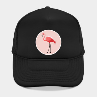 Pink Flamingo Minimal, Love Flamingos Hat