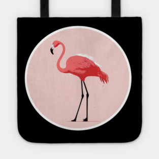 Pink Flamingo Minimal, Love Flamingos Tote