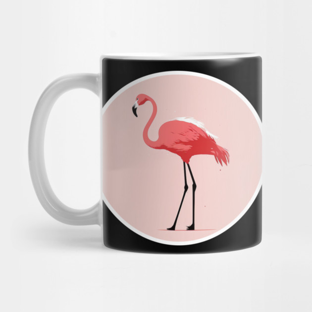 Pink Flamingo Minimal, Love Flamingos by logiamerch