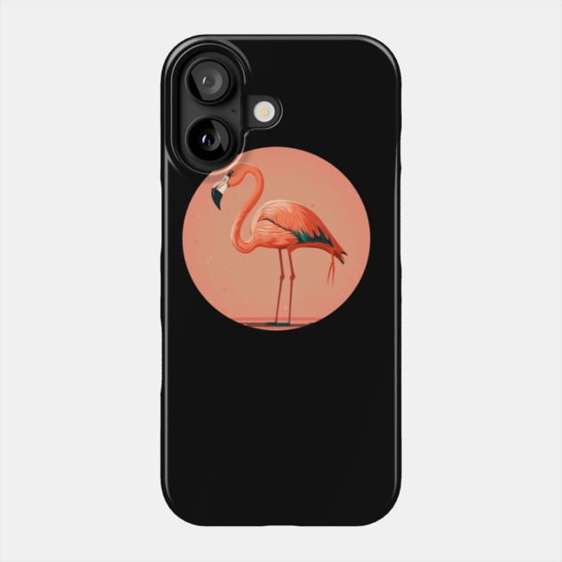 Pink Flamingo Artwork, Love Flamingos Phone Case by logiamerch
