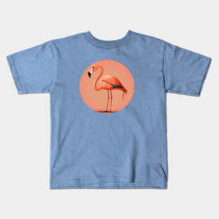 Pink Flamingo Artwork, Love Flamingos Kids T-Shirt
