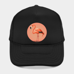 Pink Flamingo Artwork, Love Flamingos Hat