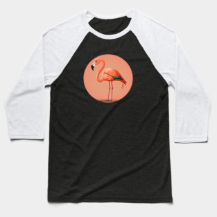 Pink Flamingo Artwork, Love Flamingos Baseball T-Shirt