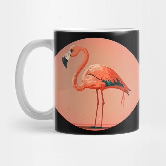 Pink Flamingo Artwork, Love Flamingos by logiamerch