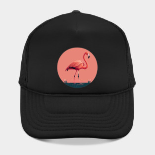 Pink Flamingo Artwork, Love Flamingos Hat