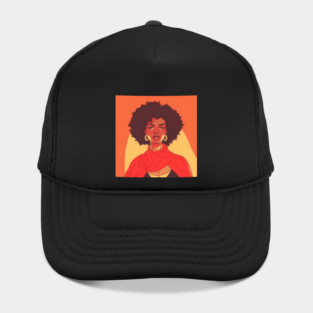 African Queen, Afro Superhero, Female Warrior, Black History Hat