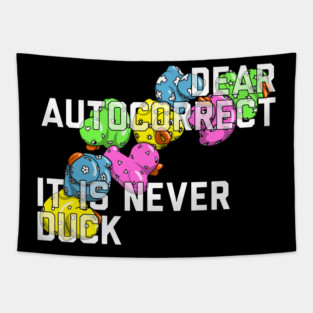 Dear Autocorrect Tapestry