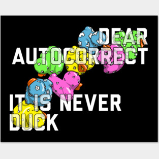 Dear Autocorrect Posters and Art