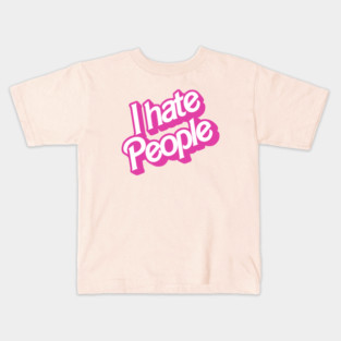 I hate people Kids T-Shirt