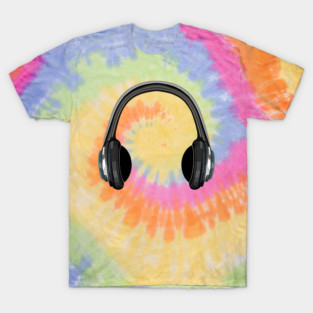 Old School Music Headphones T-Shirt