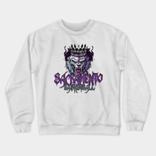 Sacramento Basketball Halloween Crewneck Sweatshirt