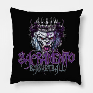 Sacramento Basketball Halloween Pillow