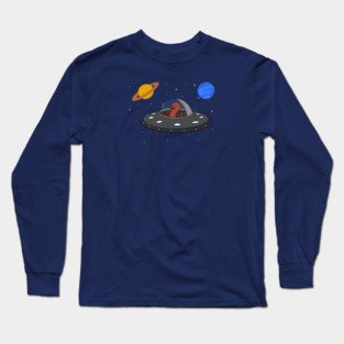 Space Octopus Long Sleeve T-Shirt
