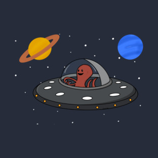 Space Octopus T-Shirt