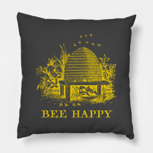 Bee Happy Pillow