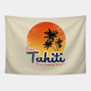 Visit Tahiti Tapestry