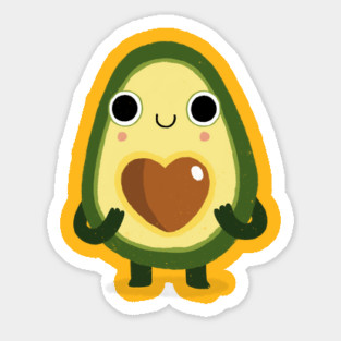 Avocado Sticker
