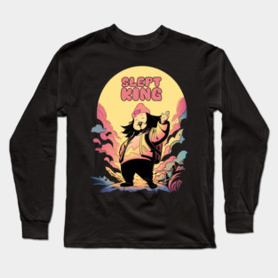 The Slept King Long Sleeve T-Shirt