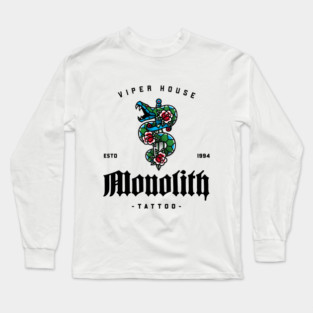 Viper House Tattoo Shop Urban Streetwear Long Sleeve T-Shirt