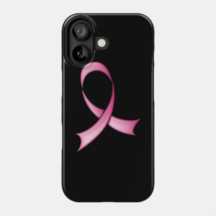 Abstract pink ribbon Phone Case