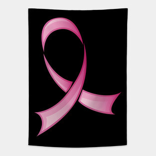 Abstract pink ribbon Tapestry