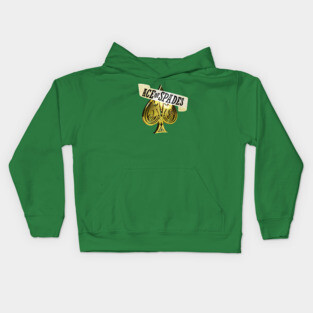 Ace of Spades - Gold Kids Hoodie