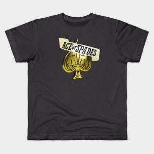 Ace of Spades - Gold Kids T-Shirt