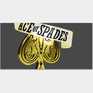Ace of Spades - Gold Posters and Art