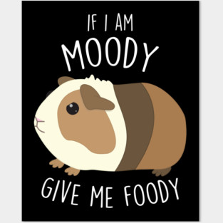 Guinea Pig Moody Foody Posters and Art