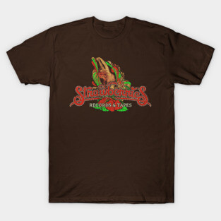Strawberries Records & Tapes T-Shirt