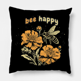 Bee Happy Pillow