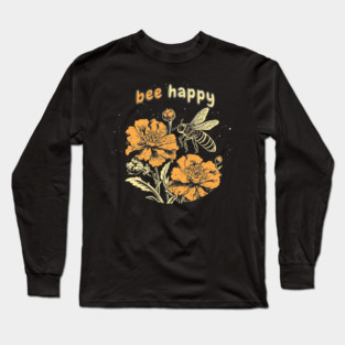 Bee Happy Long Sleeve T-Shirt