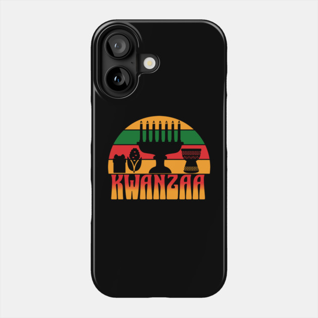 Retro Kwanzaa Phone Case by HolidayBug