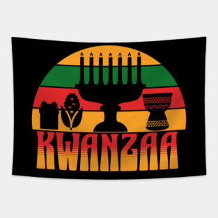 Retro Kwanzaa Tapestry