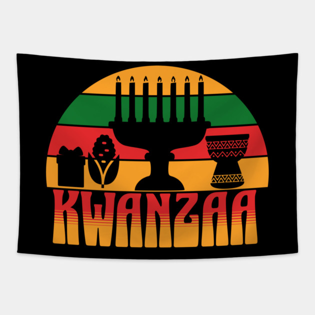 Retro Kwanzaa Tapestry by HolidayBug