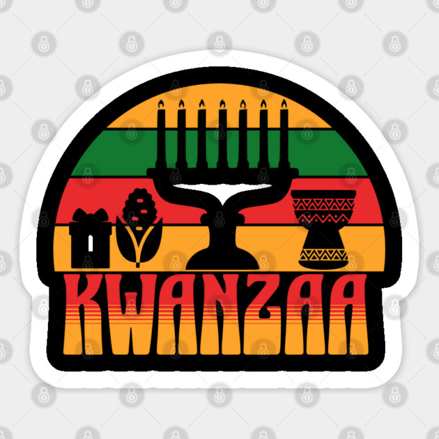 Retro Kwanzaa Sticker by HolidayBug