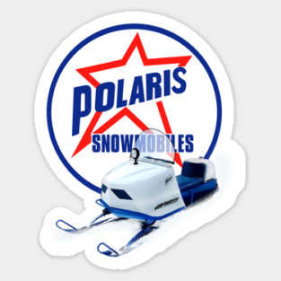 American Vintage Snowmobiles Sticker