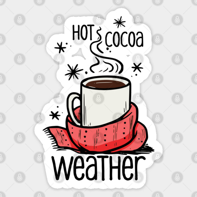 Hot Cocoa Weather Sticker by HolidayBug