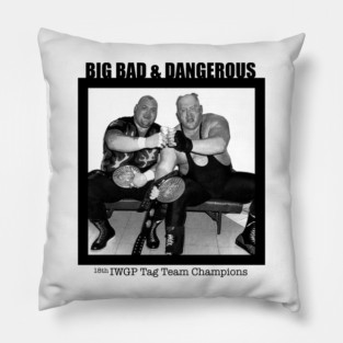 Big Bad & Dangerous (White) Pillow