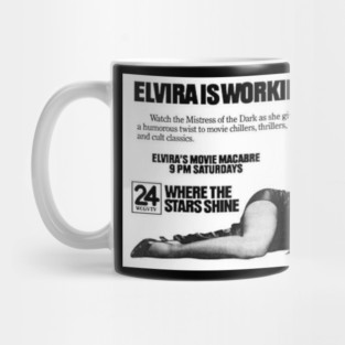 ELVIRA Newspaper Ad Mug