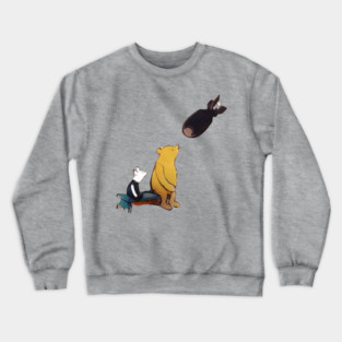 Winnie The Pooh & Piglet Look Up Crewneck Sweatshirt