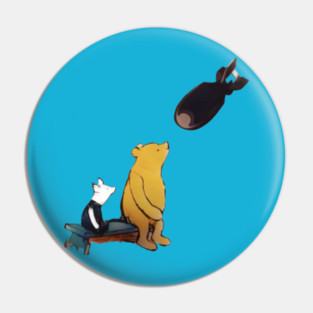 Winnie The Pooh & Piglet Look Up Pin