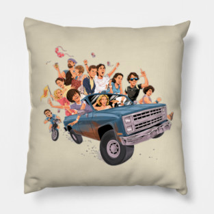 wet hot american summer Pillow