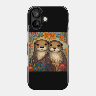 Otter Lover Cute Otter Couple Phone Case