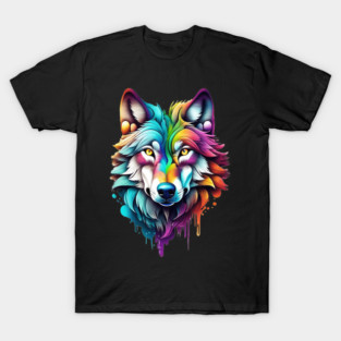 Surrealism style art piece of a Timberwolf #2 T-Shirt