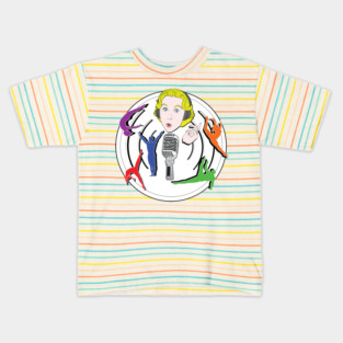 GymCastic (Front/Back Tagline) - The Greatest Gymnastics Podcast in the Galaxy! Kids T-Shirt